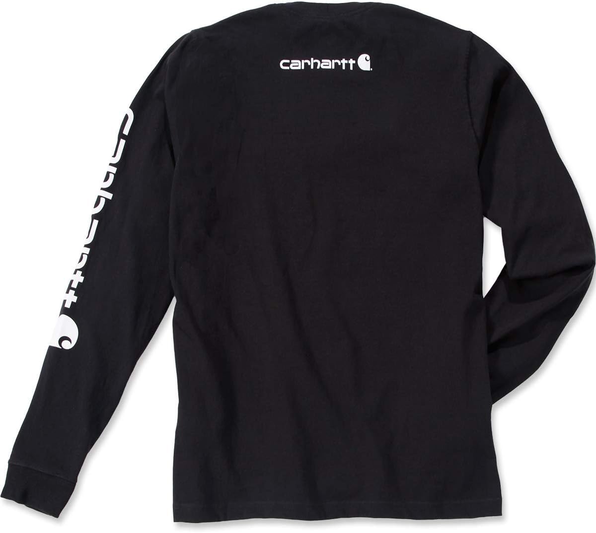 Carhartt Men's signature logo long sleeve t-shirt