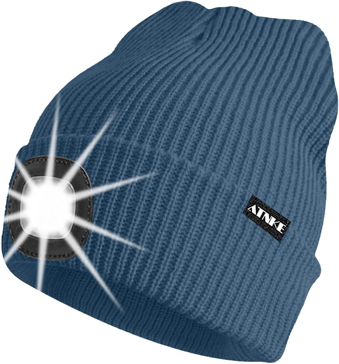 ATNKE Unisex winter hat with led light