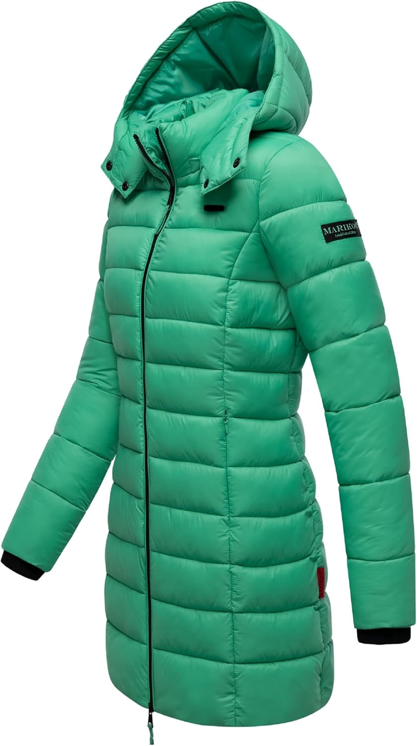 Marikoo Women's Quilted Winter Coat with Evening Star in sizes XS-XXL