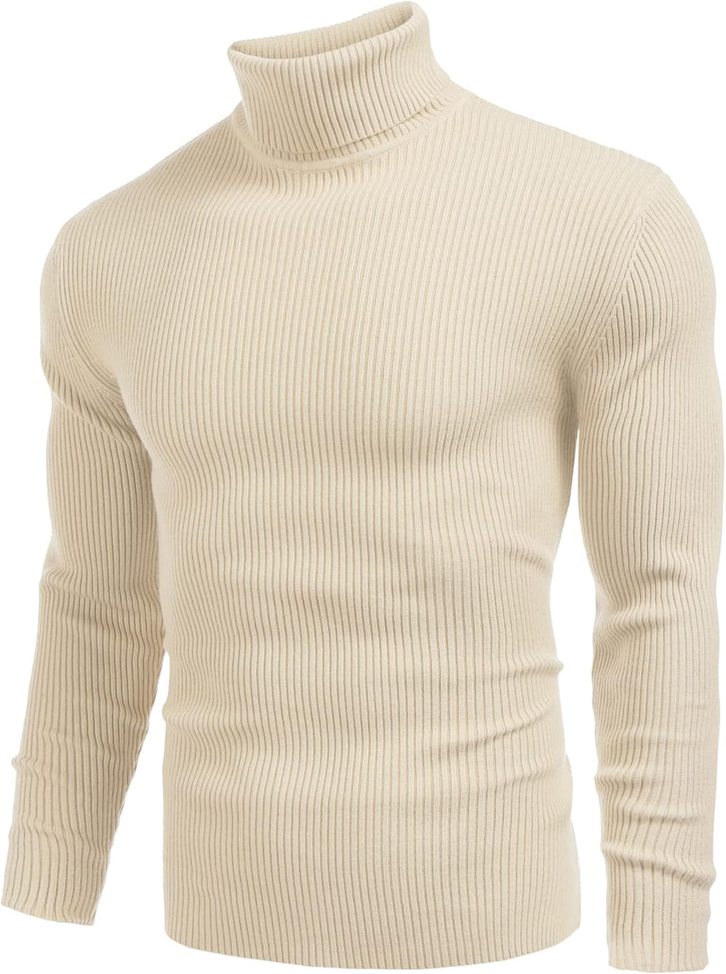 COOFANDY Men's Polo Sweater Fine Knit Long Sleeve Sweater Basic Regular Fit Pullover