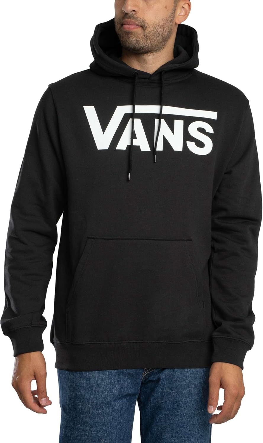 Vans Men's Sweat À Capuche Graphique Classique, Black/White, black-white, L