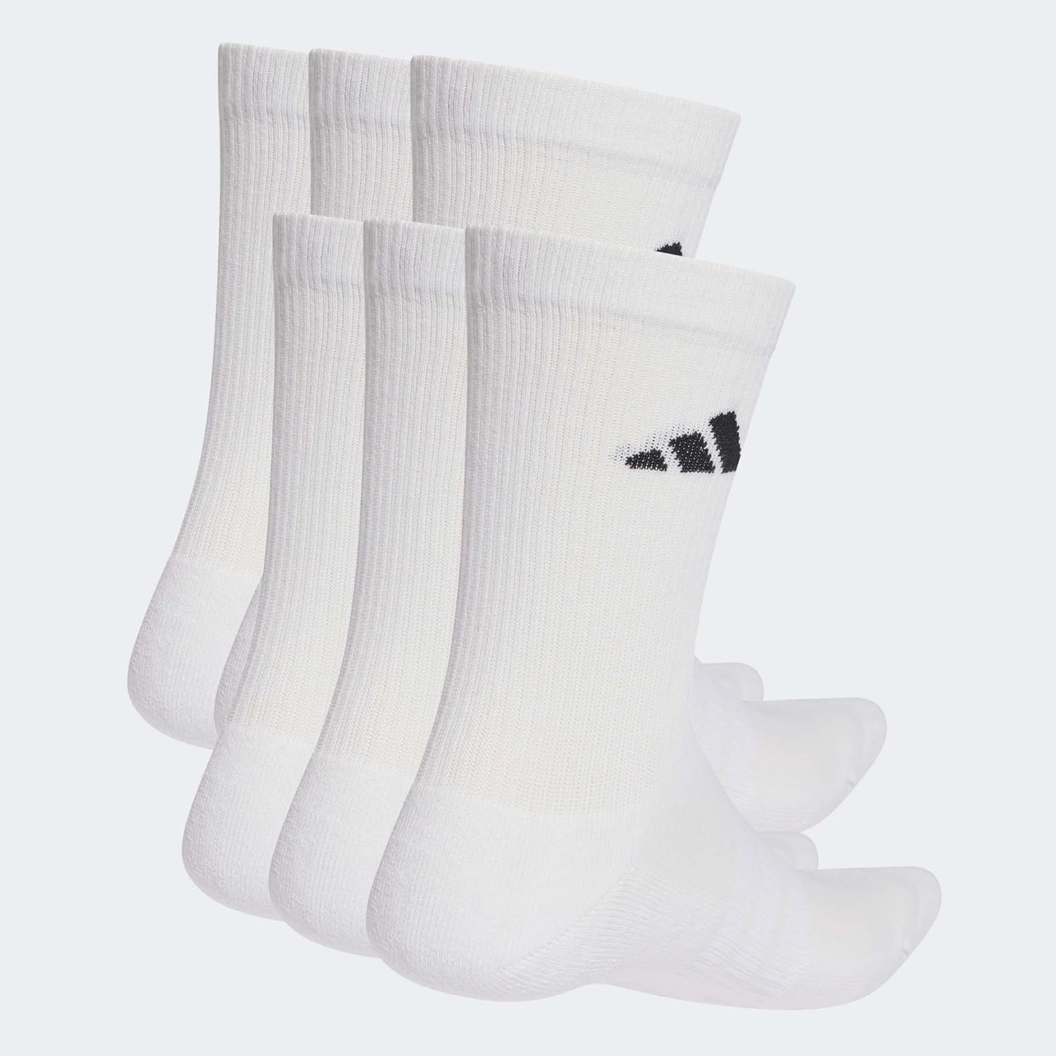 adidas unisex - Cushioned Crew Socks 6 Pair