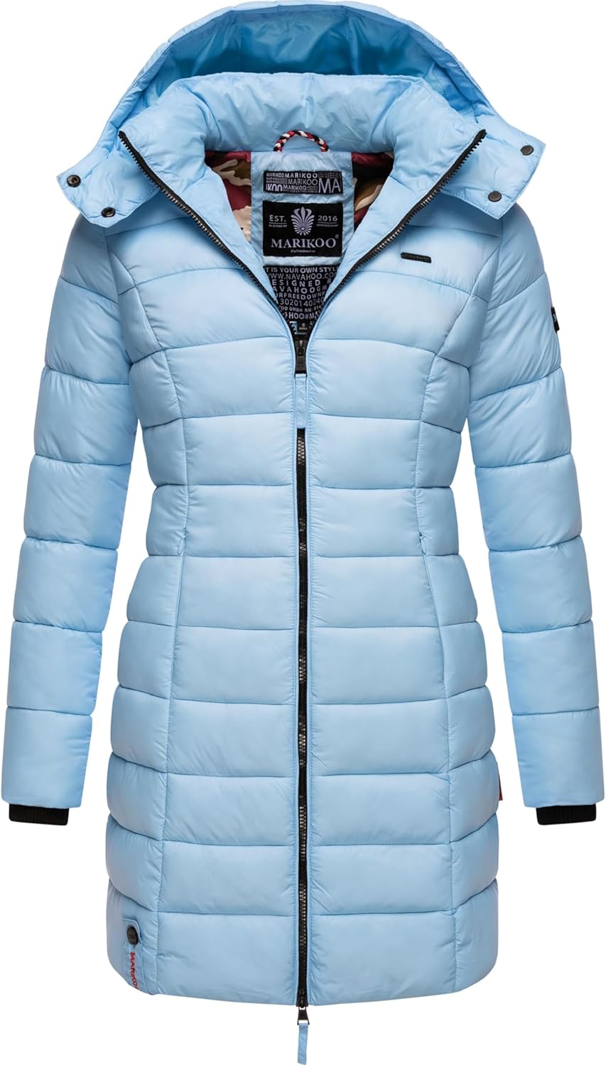 Marikoo Women's Quilted Winter Coat with Evening Star in sizes XS-XXL