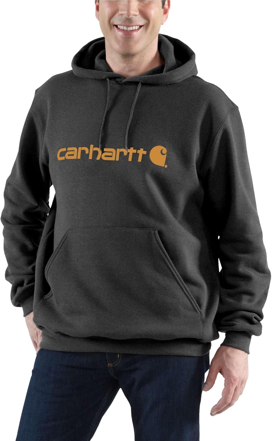 Carhartt herr Loose Fit Midweight Logo Graphic Sweatshirt Tröja