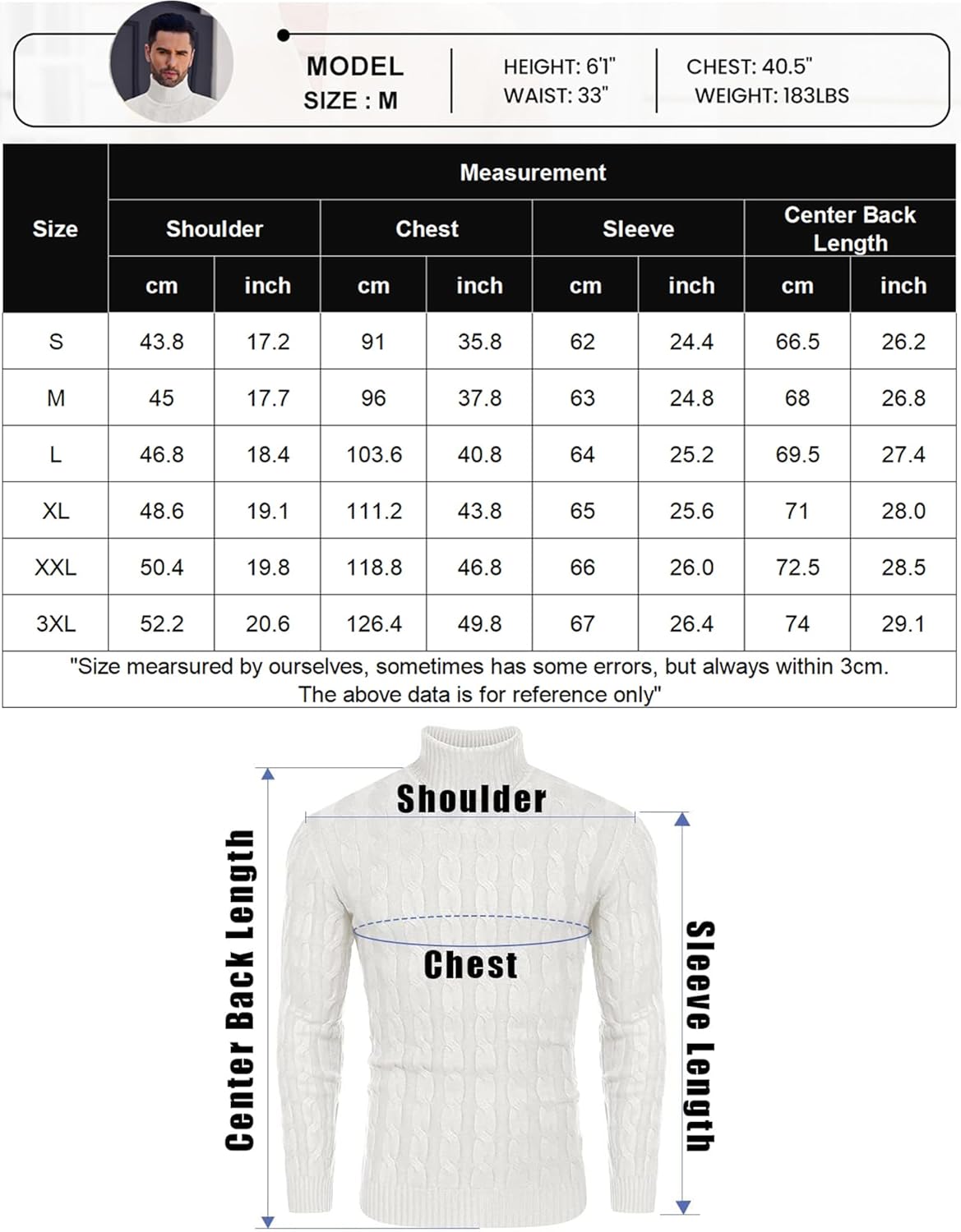 COOFANDY Men's Polo Sweater Fine Knit Long Sleeve Sweater Basic Regular Fit Pullover