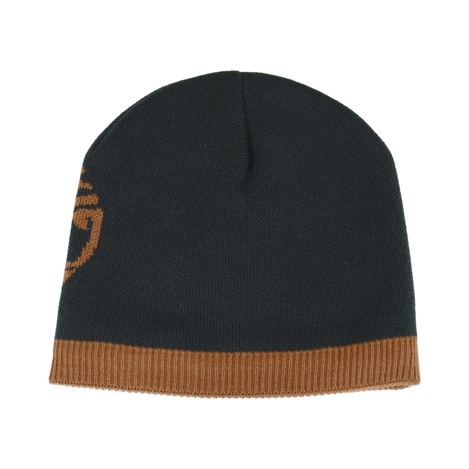 Timberland Men’s Logo Pull-On Beanie - Soft Ribbed Knit Winter Hat, Jacquard Tree Design, Warm Stretch Fit for Cold Weather