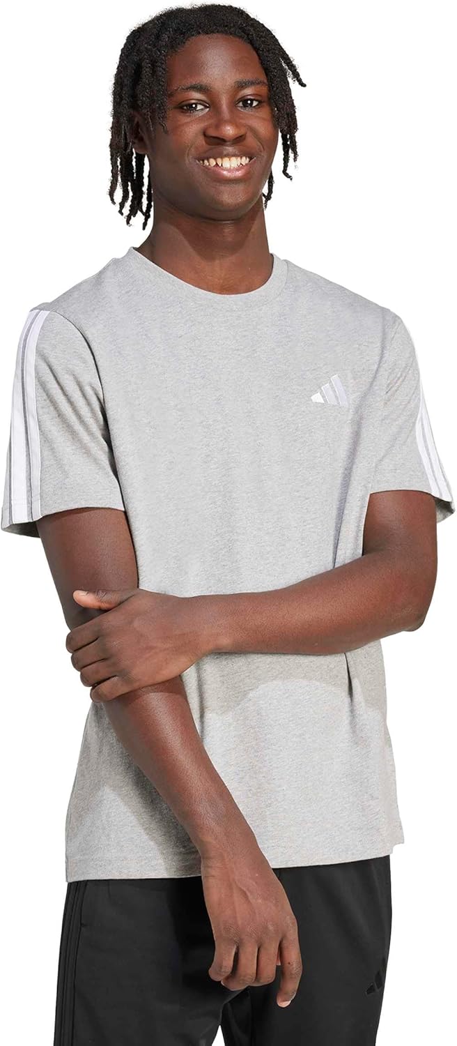 adidas Men's ADIDAS MEN 3-STRIPES T-SHIRT T-Shirt (Pack of 1)