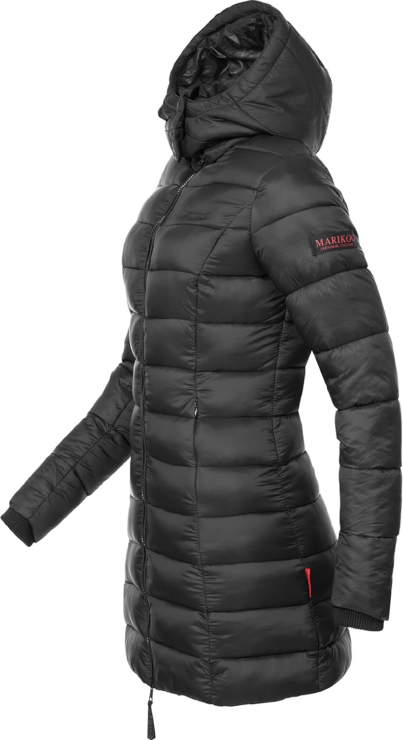 Marikoo Women's Quilted Winter Coat with Evening Star in sizes XS-XXL