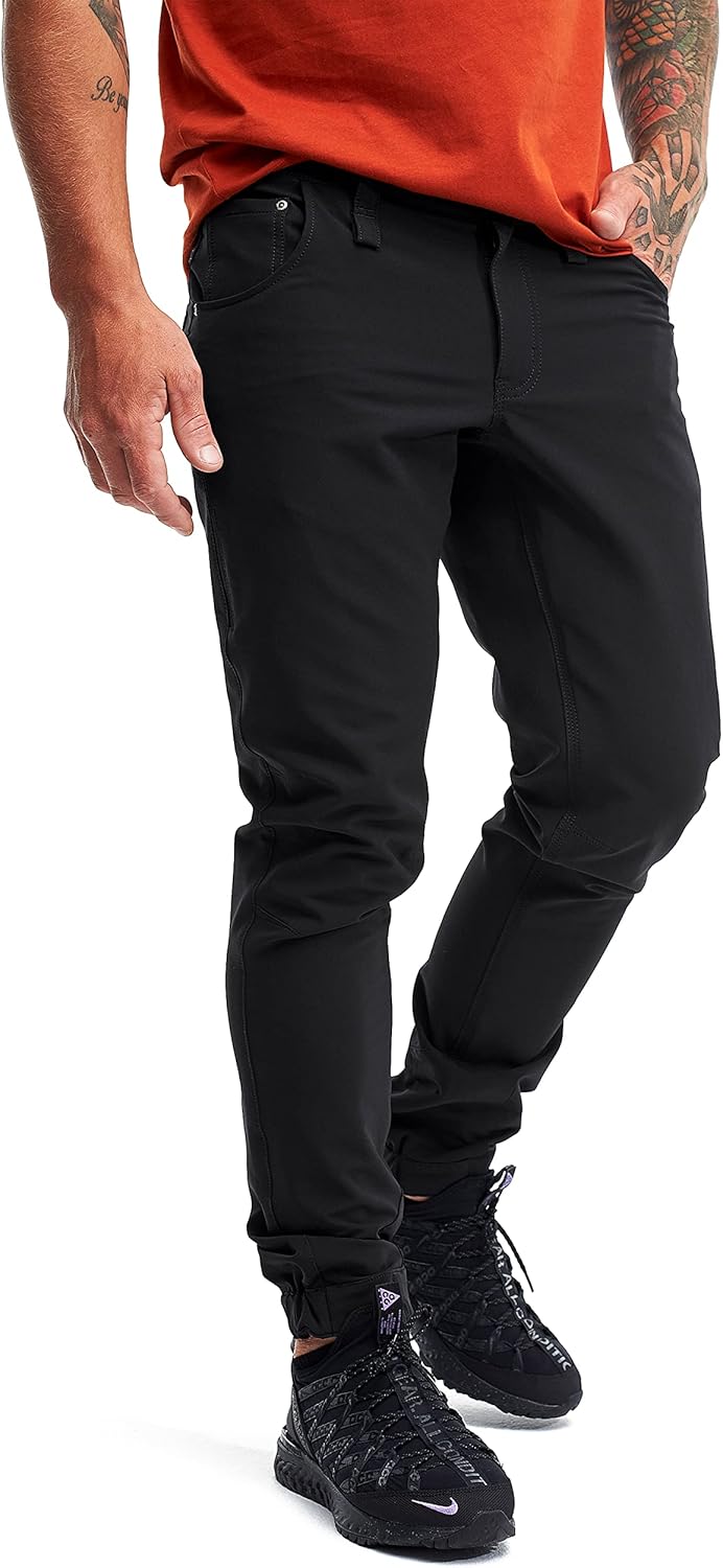 RevolutionRace Men's Explorer Outdoor Jeans, Outdoor Pants for Everyday Use and All Outdoor Activities