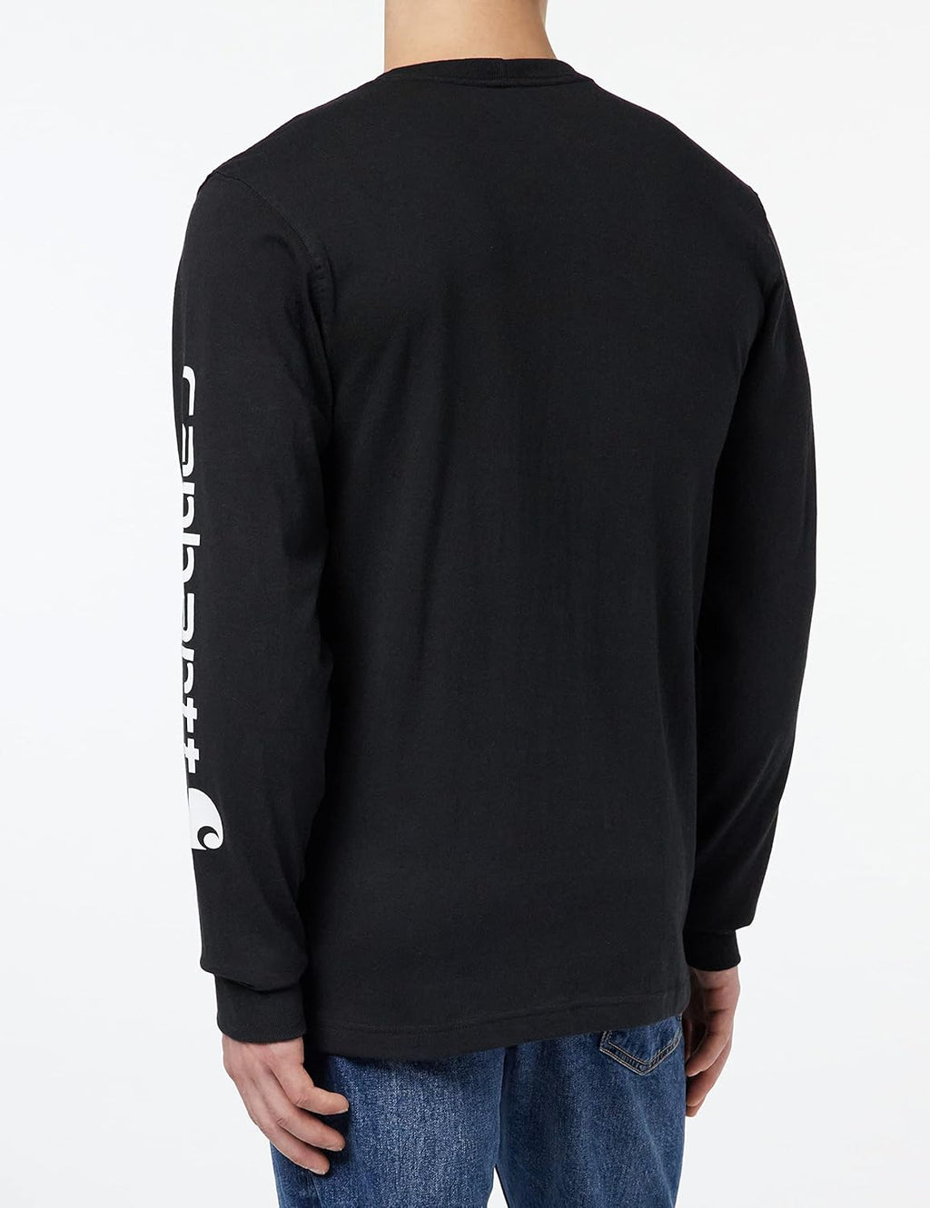 Carhartt Men's signature logo long sleeve t-shirt