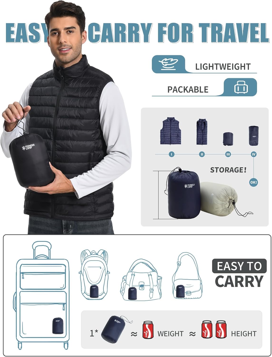 Pioneer Camp lightweight warm waterproof vest