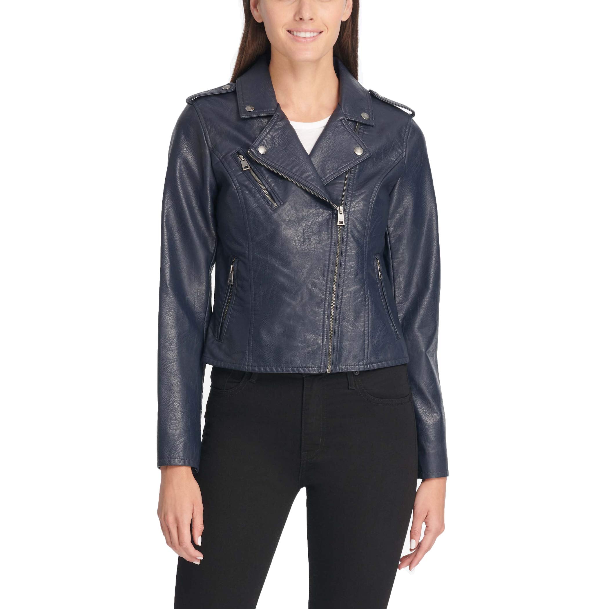 Levi's Women's The Classic Faux Leather Moto Jacket (Regular & Plus Size)