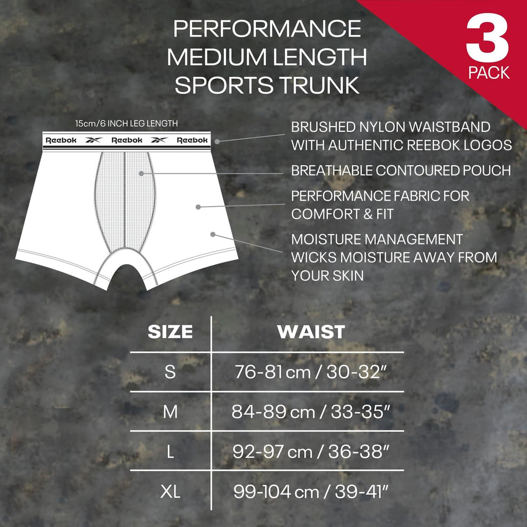 Reebok Ainslie Boxers| 3-pack