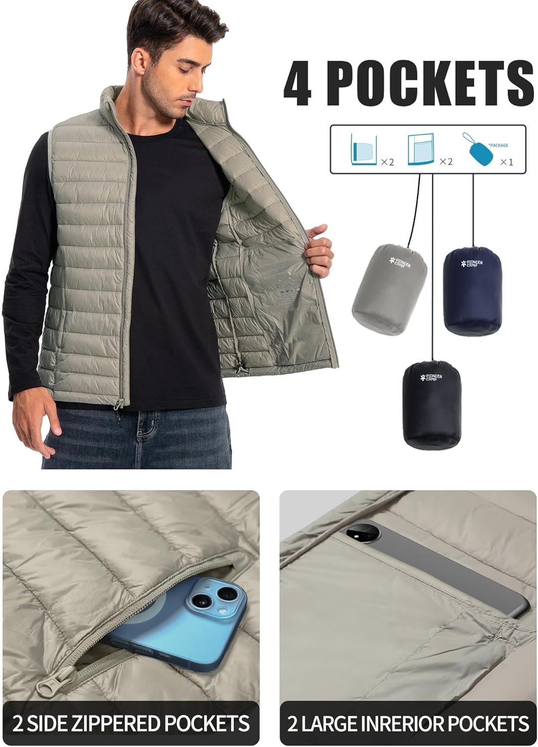 Pioneer Camp lightweight warm waterproof vest