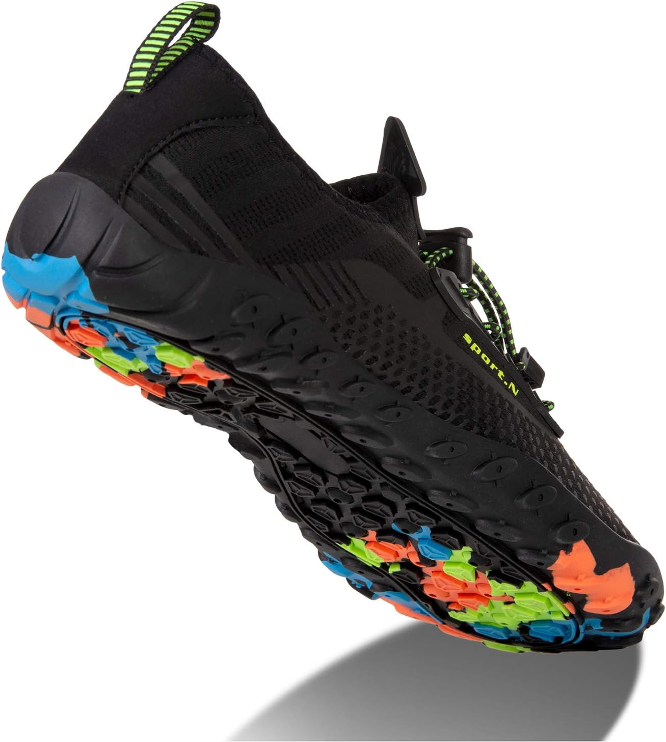 Water Shoes Men Women Quick Dry Sports Water Shoes Unisex Swimming Shoes with 14 Drainage Holes for Bath, Walking, Yoga, Lake, Beach, Garden, Park, Driving, Boating