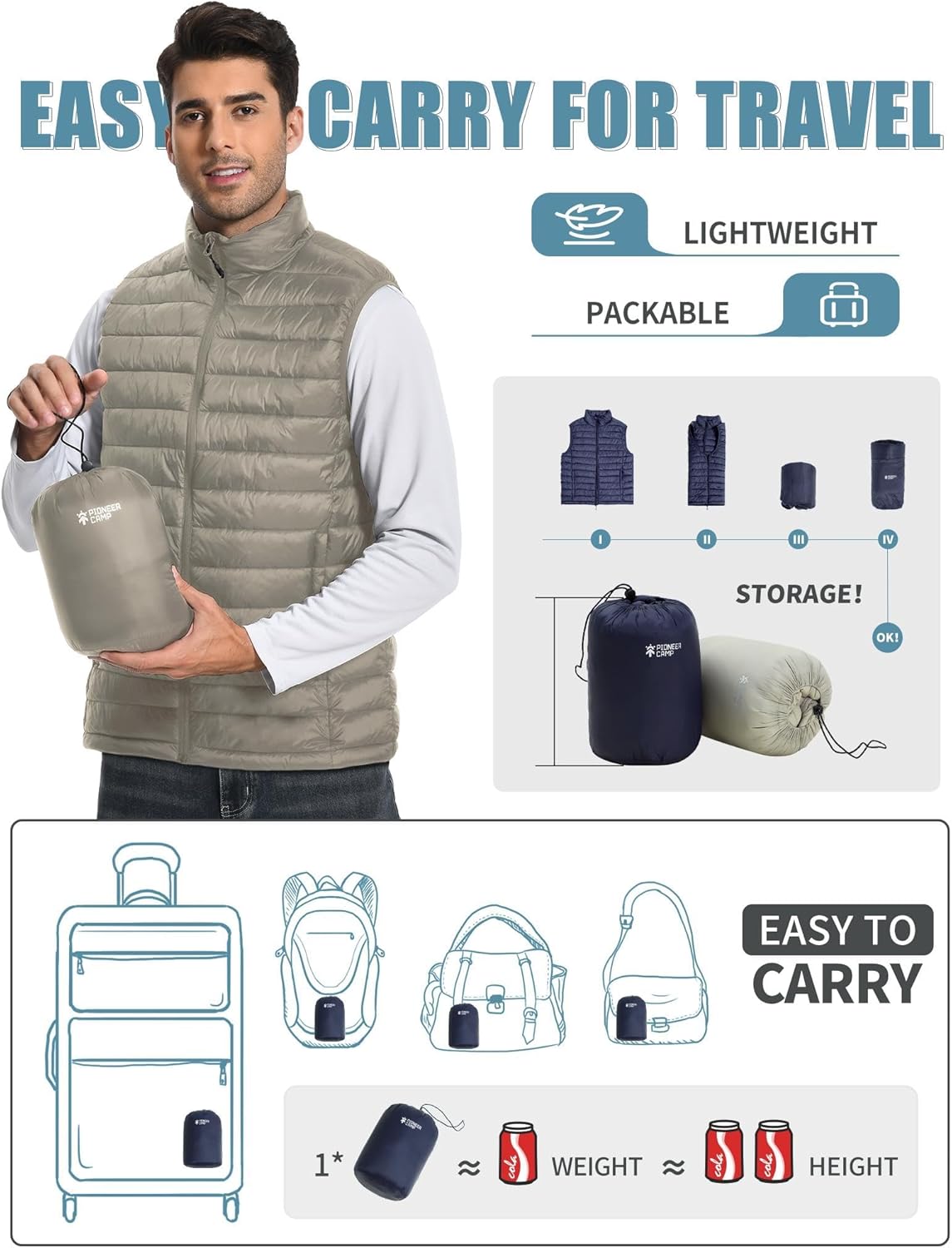 Pioneer Camp lightweight warm waterproof vest