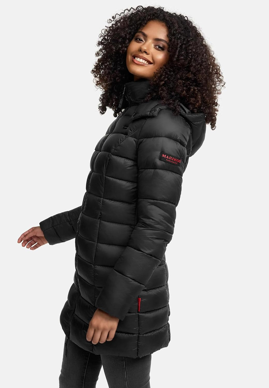 Marikoo Women's Quilted Winter Coat with Evening Star in sizes XS-XXL