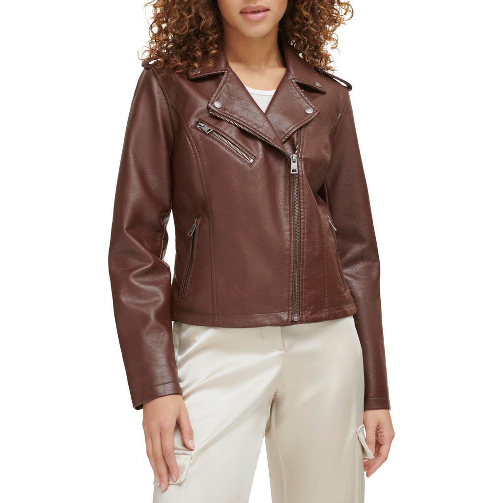 Levi's Women's The Classic Faux Leather Moto Jacket (Regular & Plus Size)