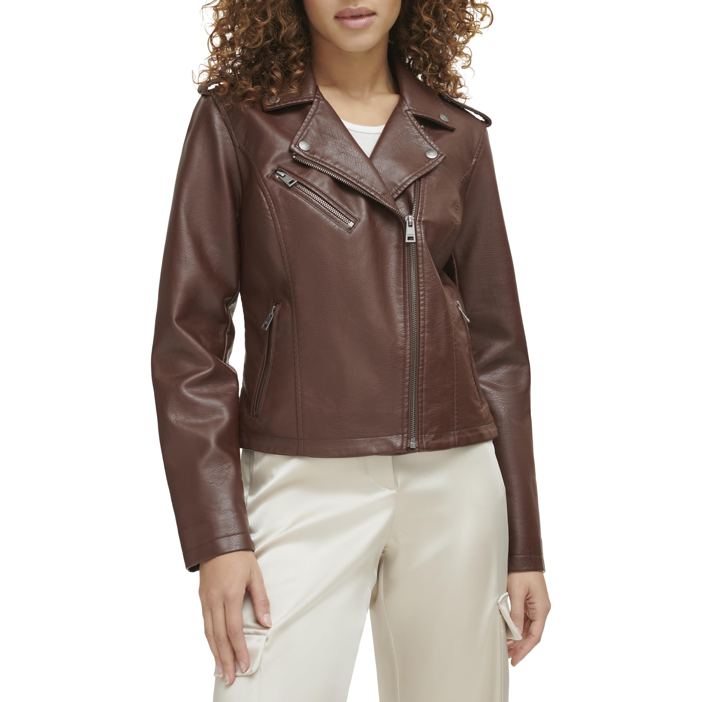 Levi's Women's The Classic Faux Leather Moto Jacket (Regular & Plus Size)