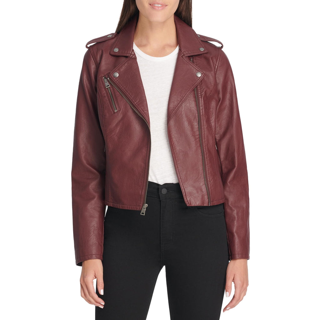 Levi's Women's The Classic Faux Leather Moto Jacket (Regular & Plus Size)