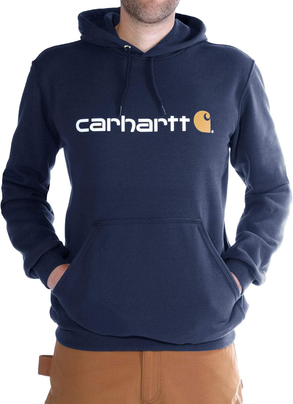 Carhartt herr Loose Fit Midweight Logo Graphic Sweatshirt Tröja