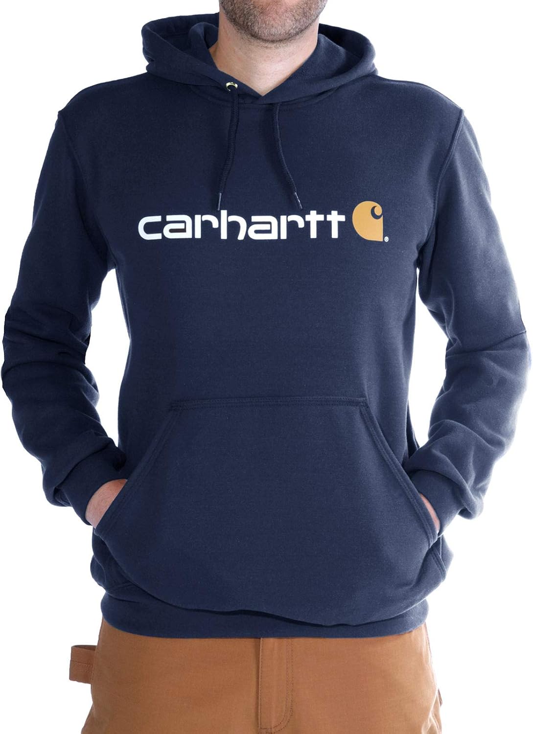 Carhartt herr Loose Fit Midweight Logo Graphic Sweatshirt Tröja
