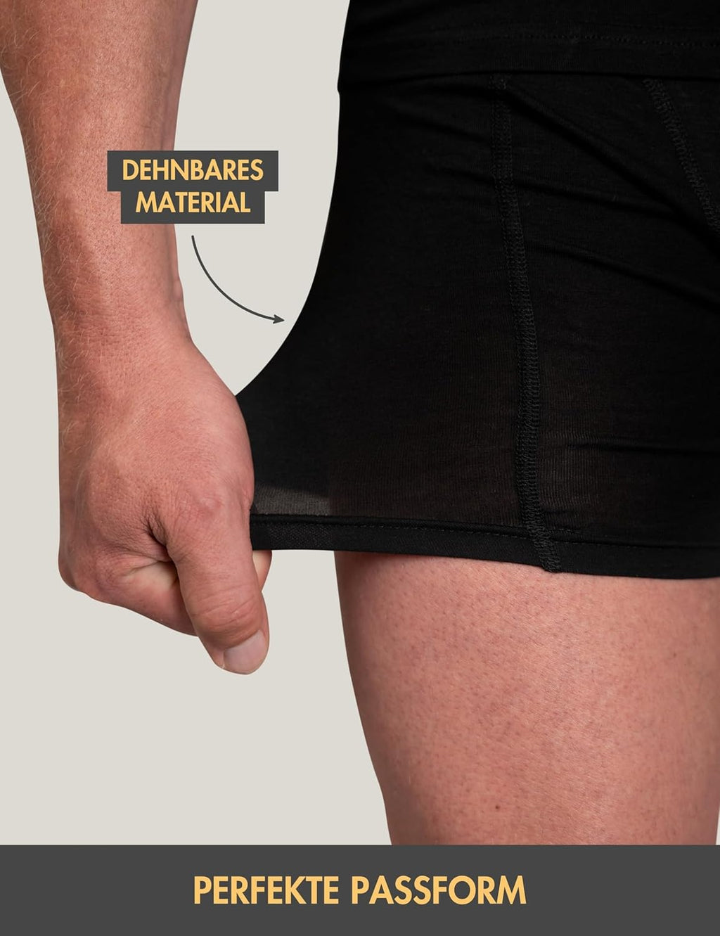 Basic Treasure 3 Pack Premium Bamboo Boxer Shorts Men's Soft Bamboo Cotton Boxer Shorts Bamboo for Men, Breathable Stretch