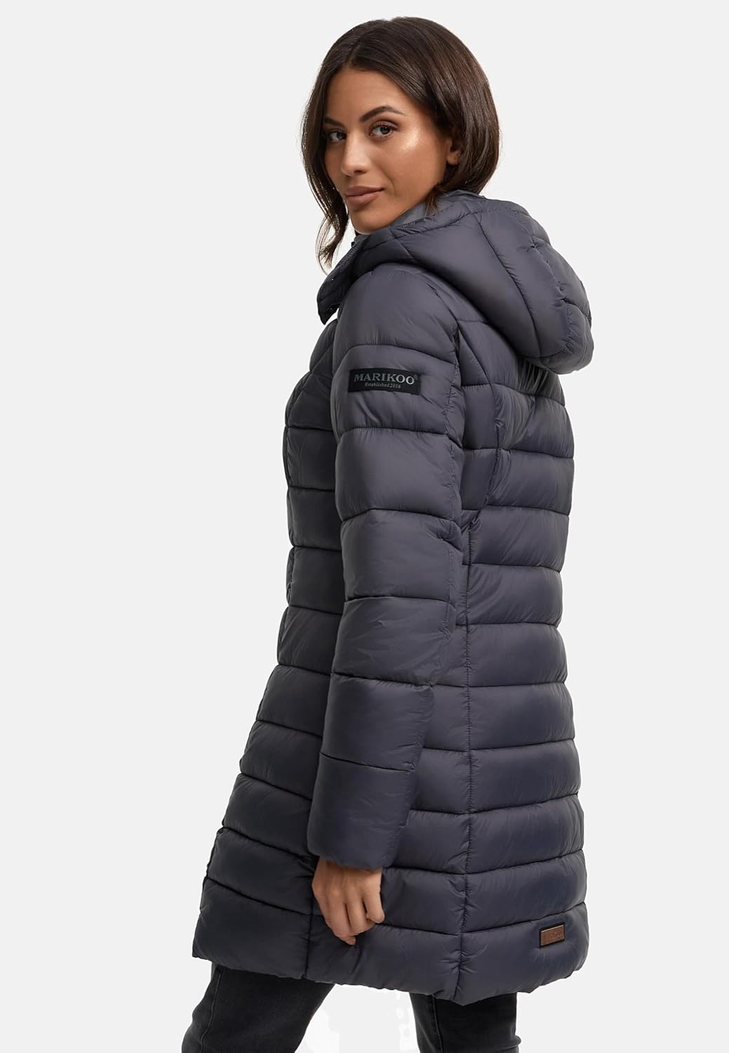 Marikoo Women's Quilted Winter Coat with Evening Star in sizes XS-XXL