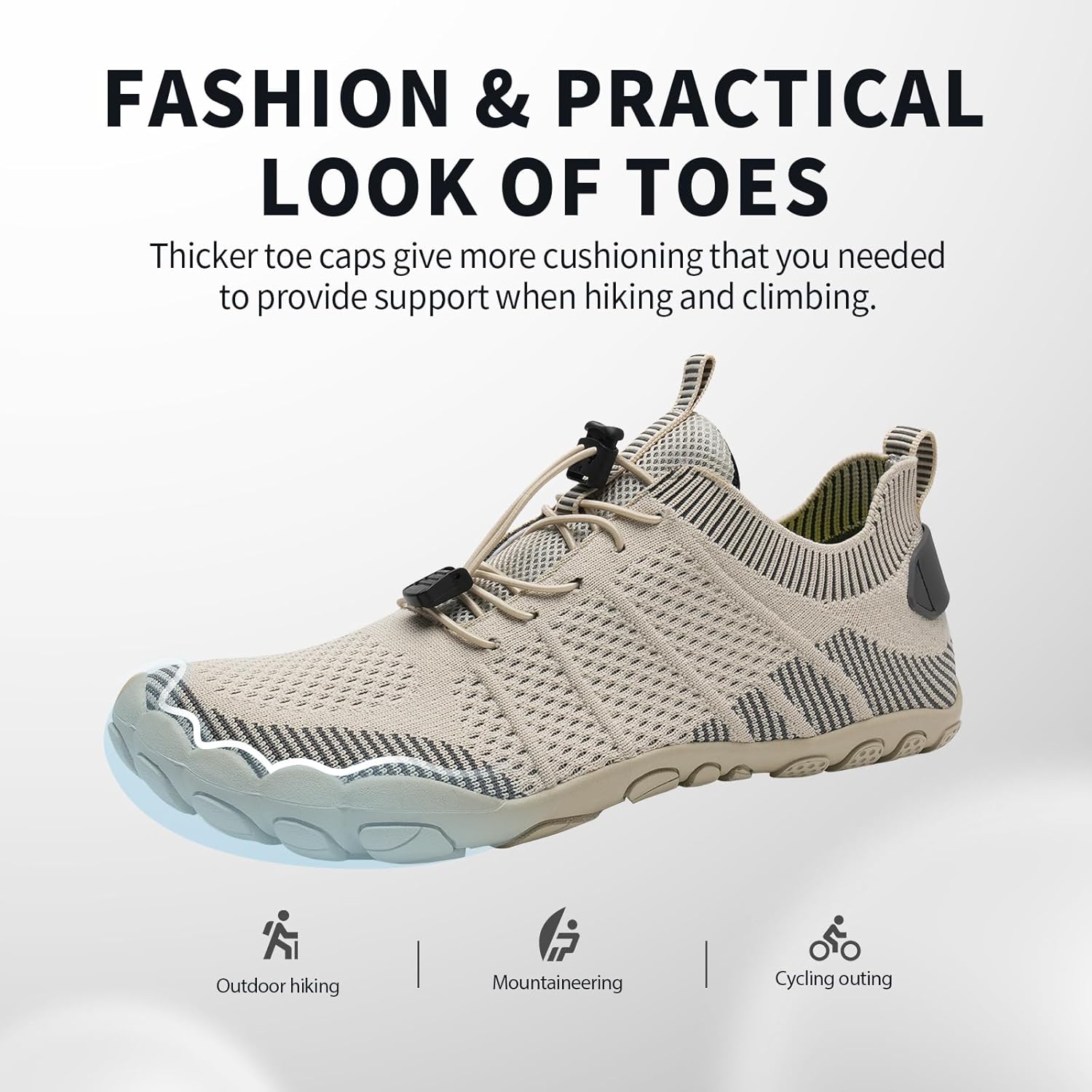 Water Shoes Men Women Quick Dry Sports Water Shoes Unisex Swimming Shoes with 14 Drainage Holes for Bath, Walking, Yoga, Lake, Beach, Garden, Park, Driving, Boating