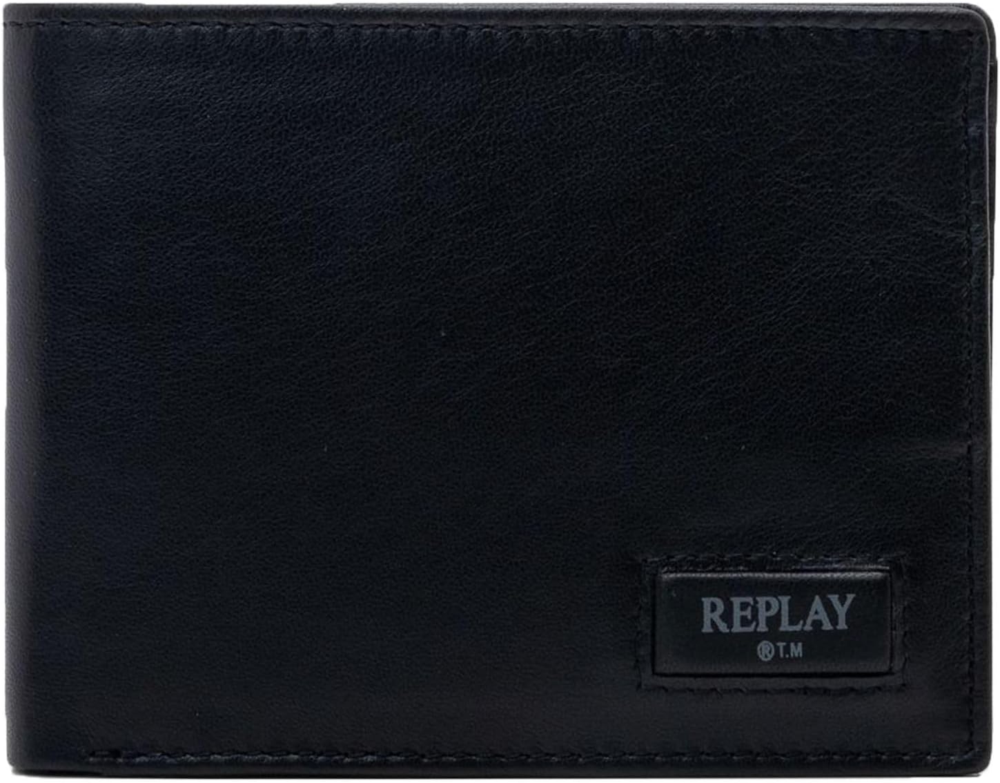 Replay wallet black, L 13 X H 10 CM