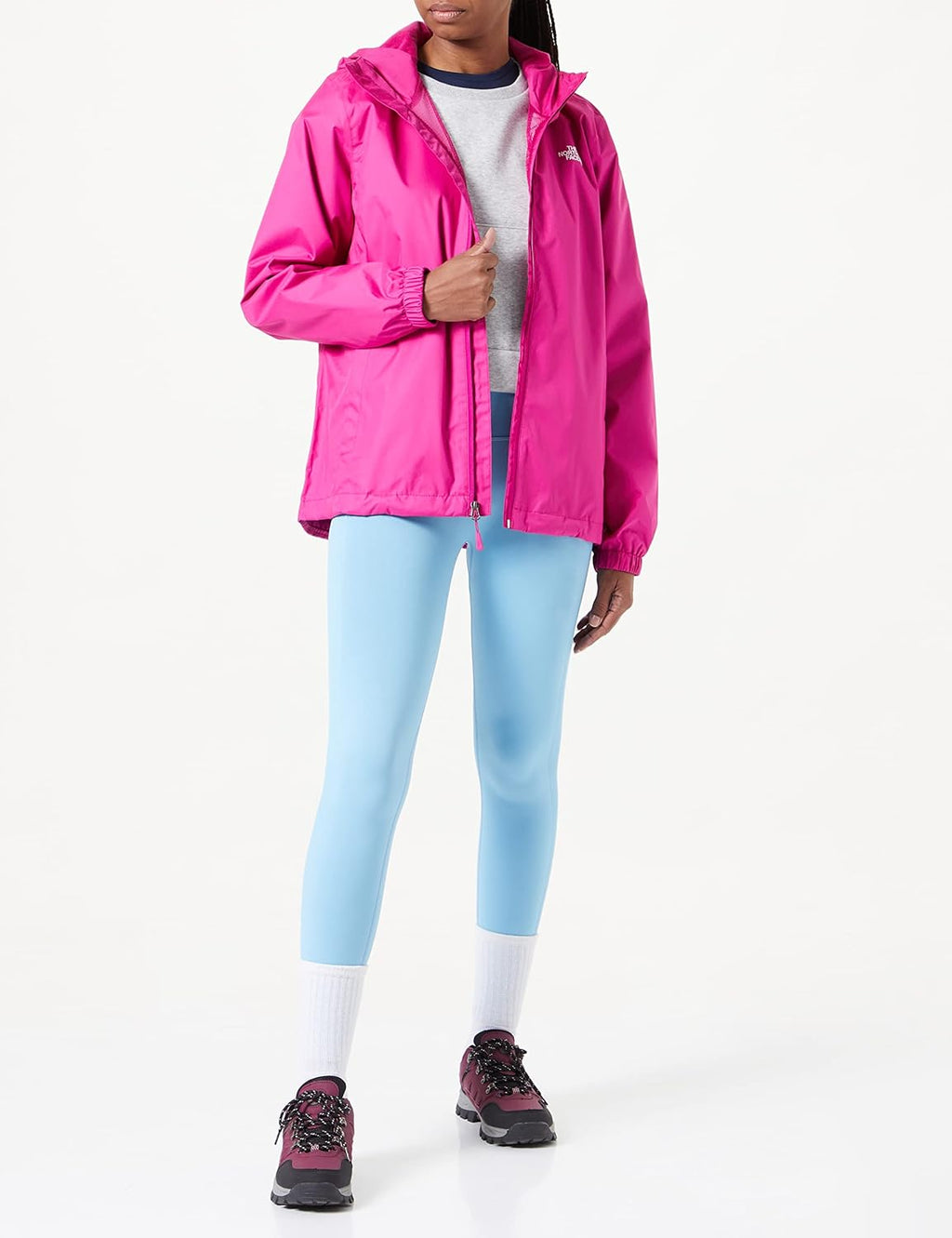 The North Face - Women's Quest Hooded Jacket - Waterproof, Breathable - Blue Eclipse