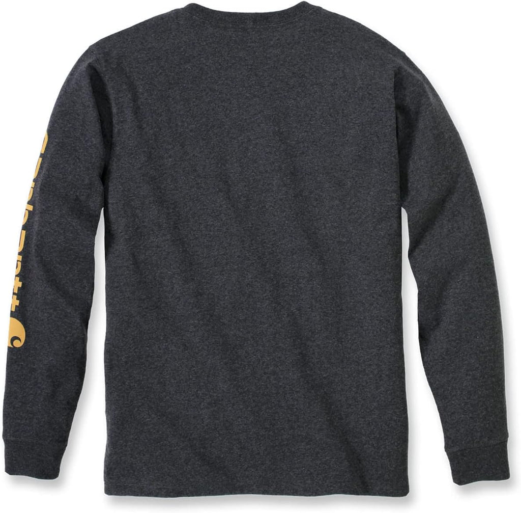 Carhartt Men's signature logo long sleeve t-shirt