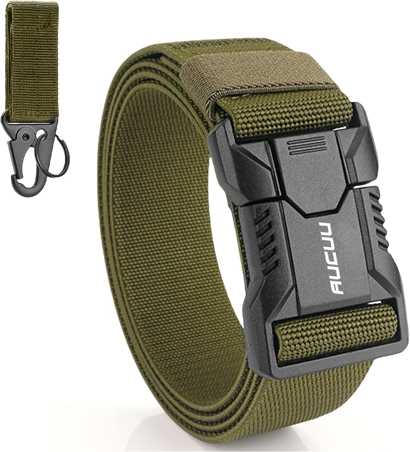 Men's Tactical Belt, Nylon Canvas Belt for Men, Military Tactical Belt, Adjustable Nylon Belts for Travel, Sports and Daily Use(Width 3.8cm)