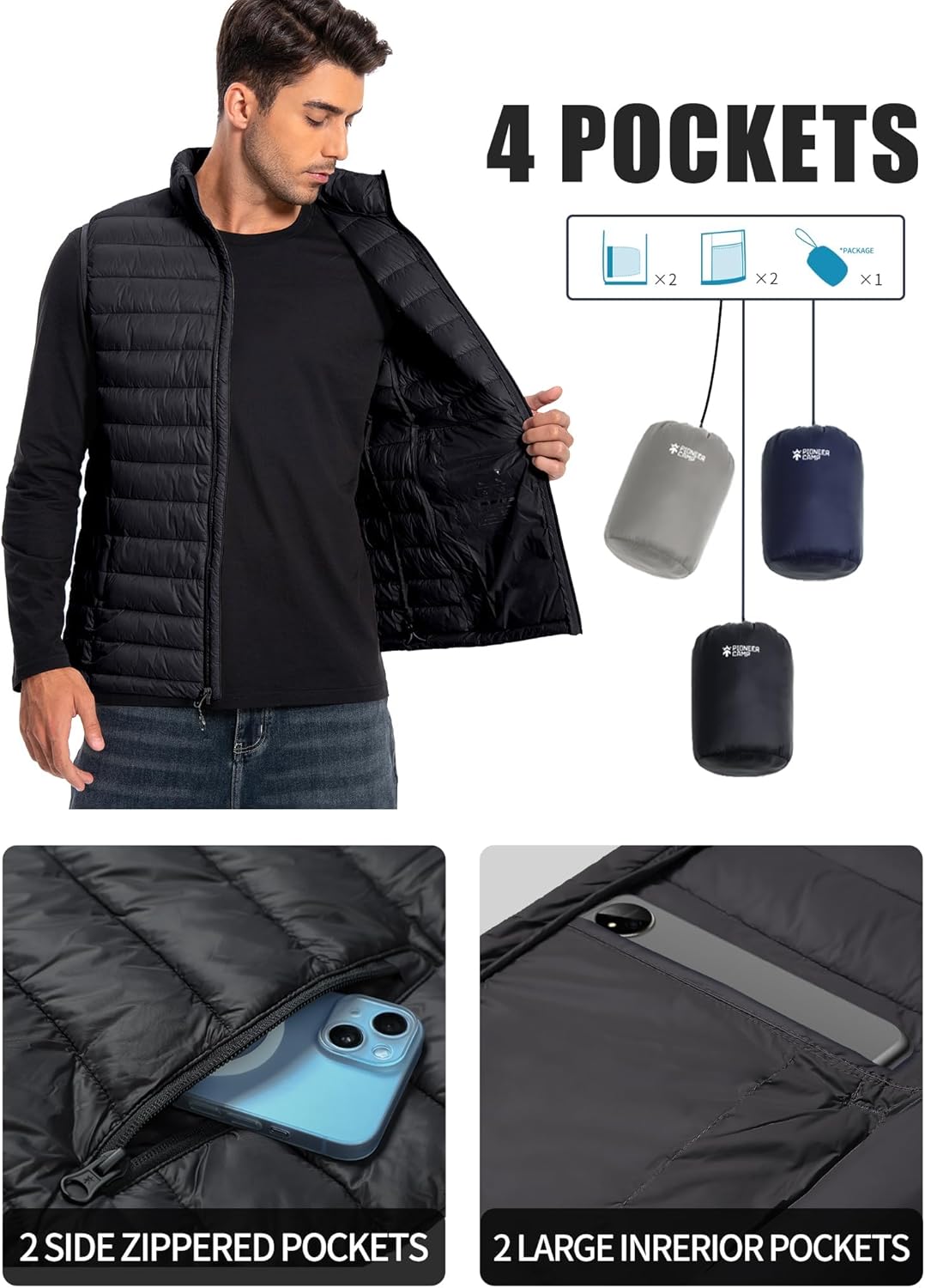 Pioneer Camp lightweight warm waterproof vest