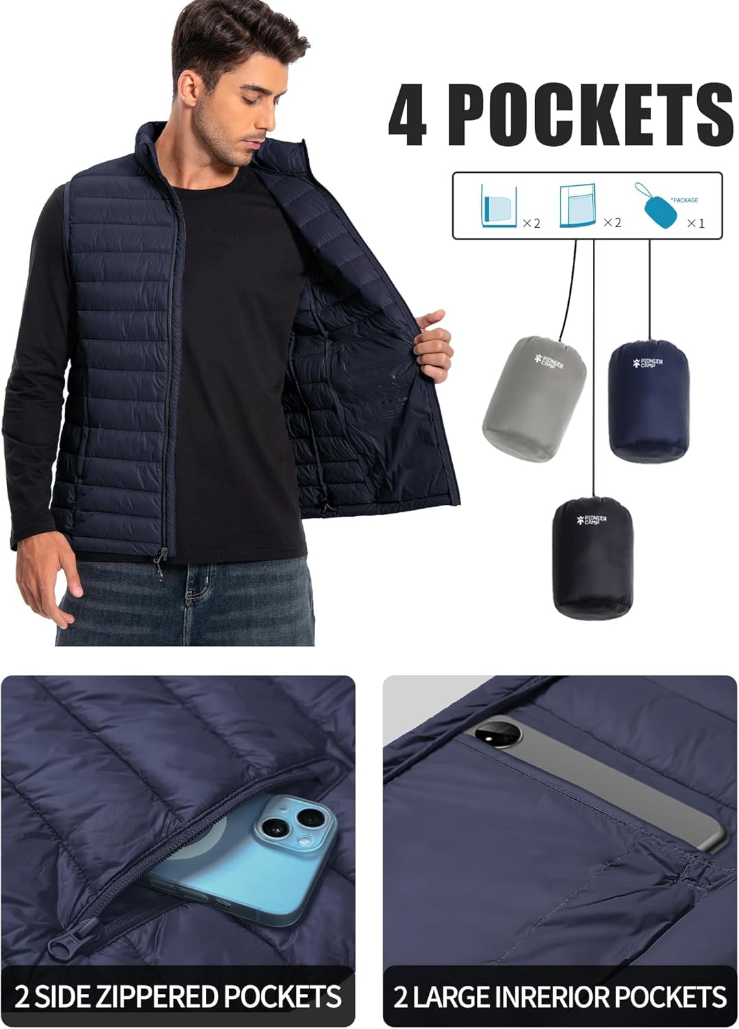 Pioneer Camp lightweight warm waterproof vest