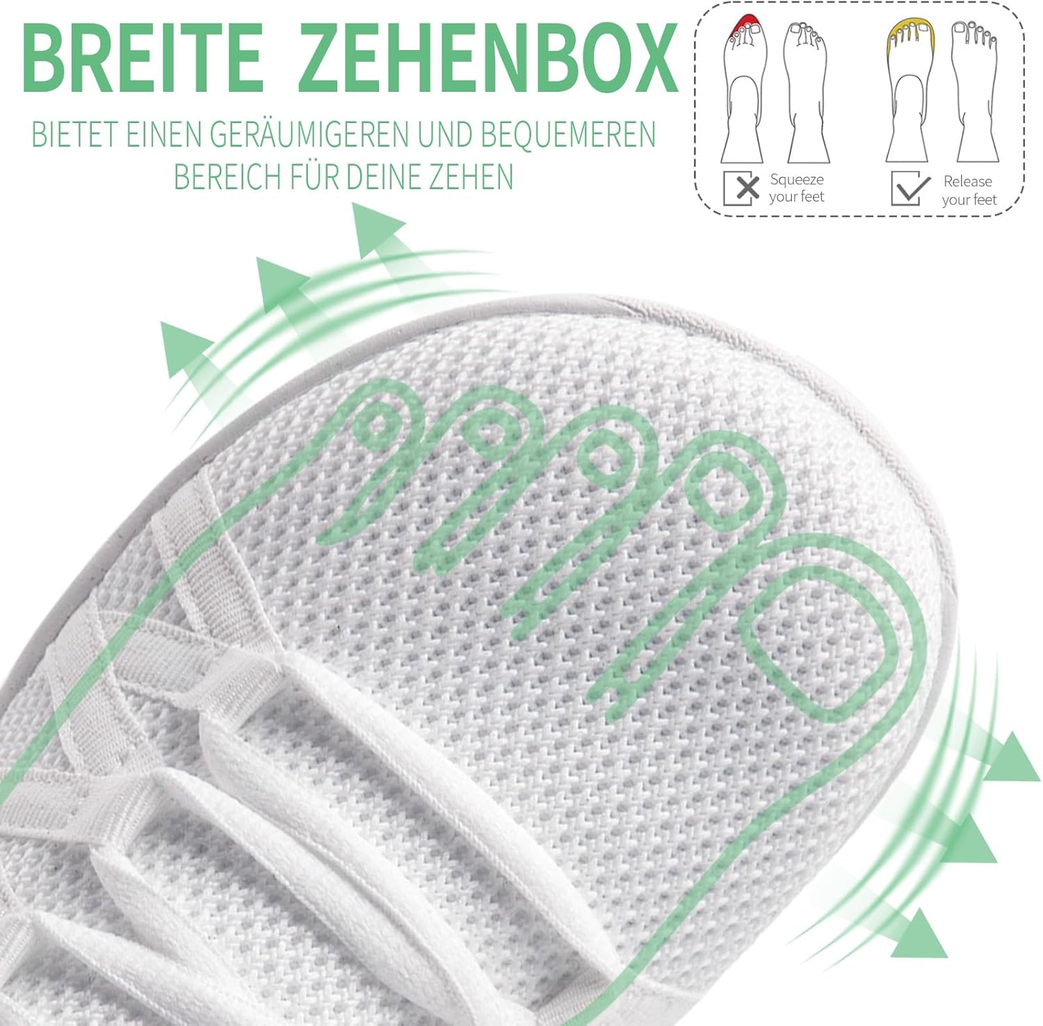 Woman's wide walking shoes