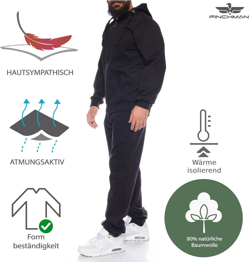 Finchman Finchsuit 1 Men's Jogger Tracksuit, Cotton Sport Suit