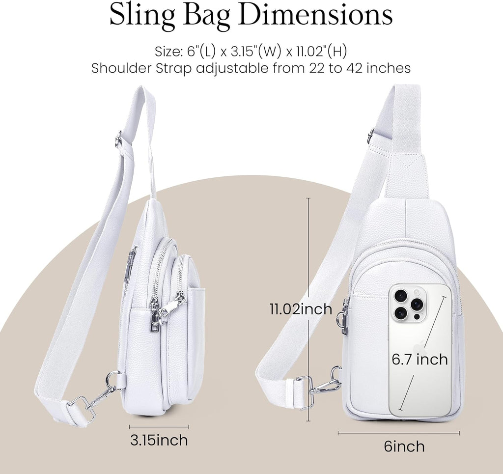 Travel bag in genuine leather for women