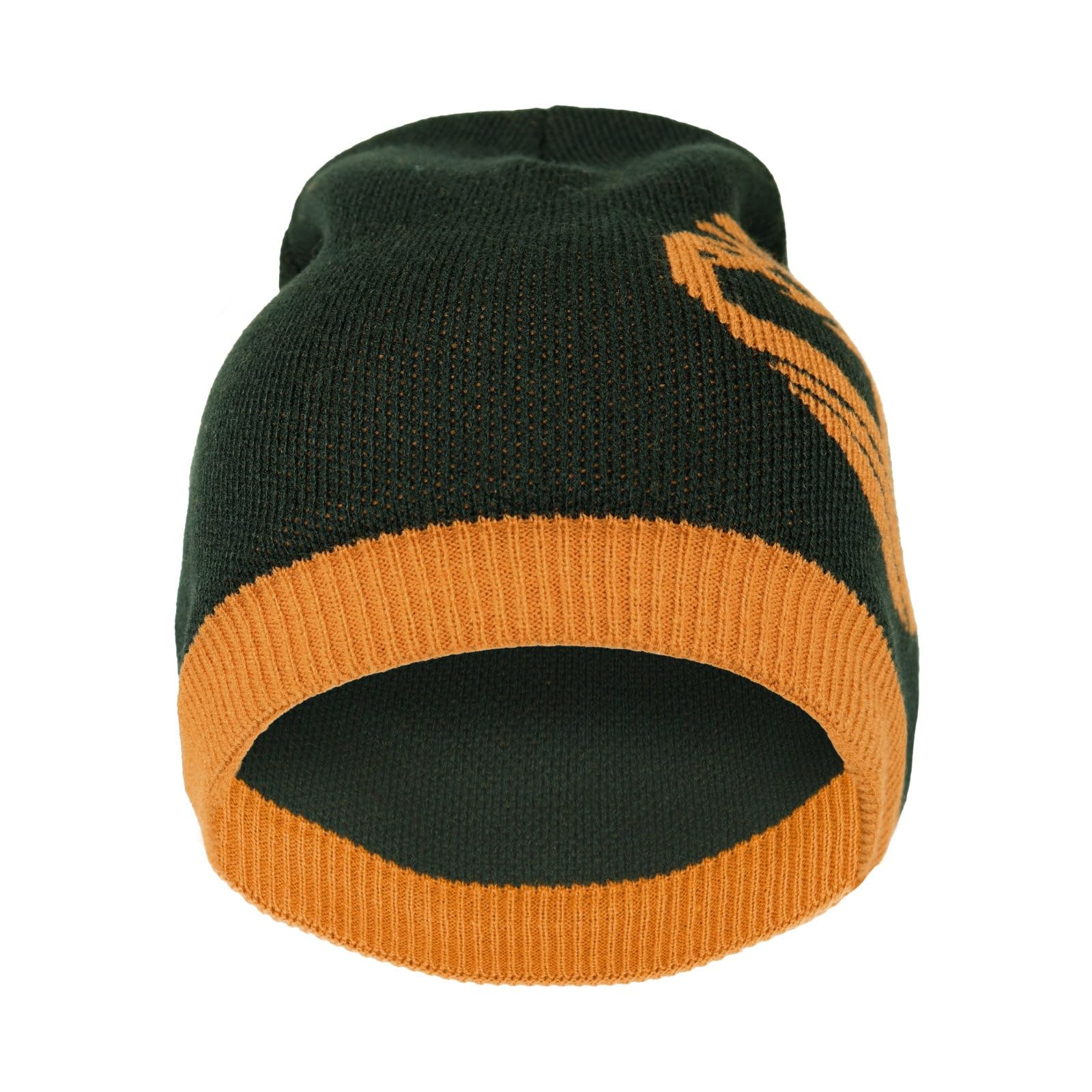 Timberland Men’s Logo Pull-On Beanie - Soft Ribbed Knit Winter Hat, Jacquard Tree Design, Warm Stretch Fit for Cold Weather