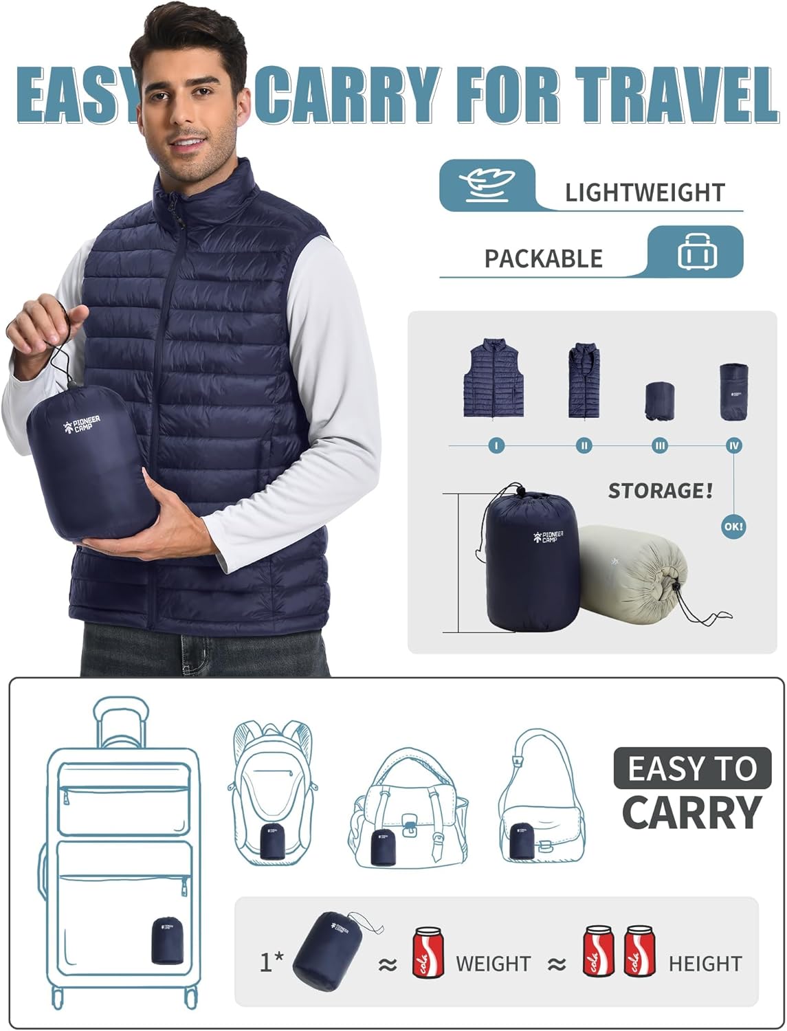 Pioneer Camp lightweight warm waterproof vest