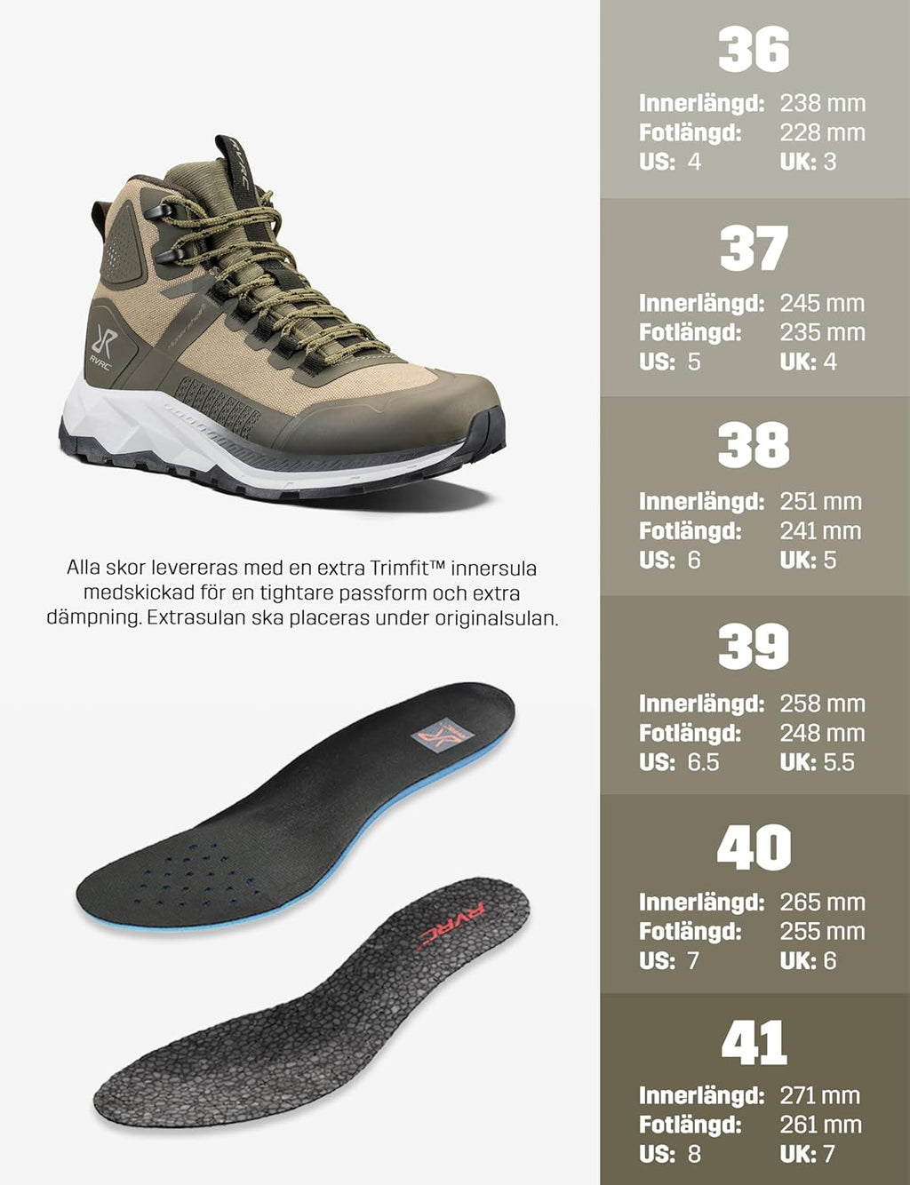 RevolutionRace Women's Phantom Trail Mid Waterproof Hiking Boots, Waterproof Hiking Shoes for All Outdoor Activities