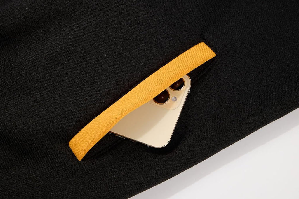 Hoodie Men's Sweatshirt Long Sleeve Sweatshirt Hoodie Color Block Sweatshirt