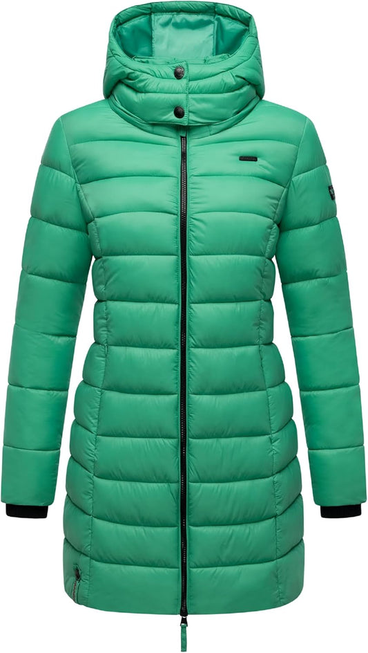 Marikoo Women's Quilted Winter Coat with Evening Star in sizes XS-XXL
