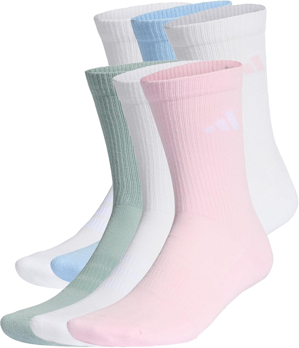 adidas unisex - Cushioned Crew Socks 6 Pair