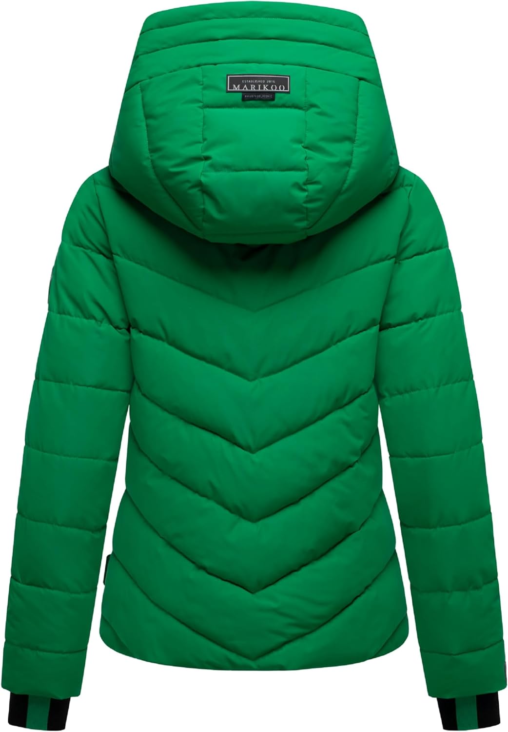 MARIKOO Women's Winter Jacket, Warm Quilted Jacket with Detachable Hood, Samuiaa XVI XS-3XL
