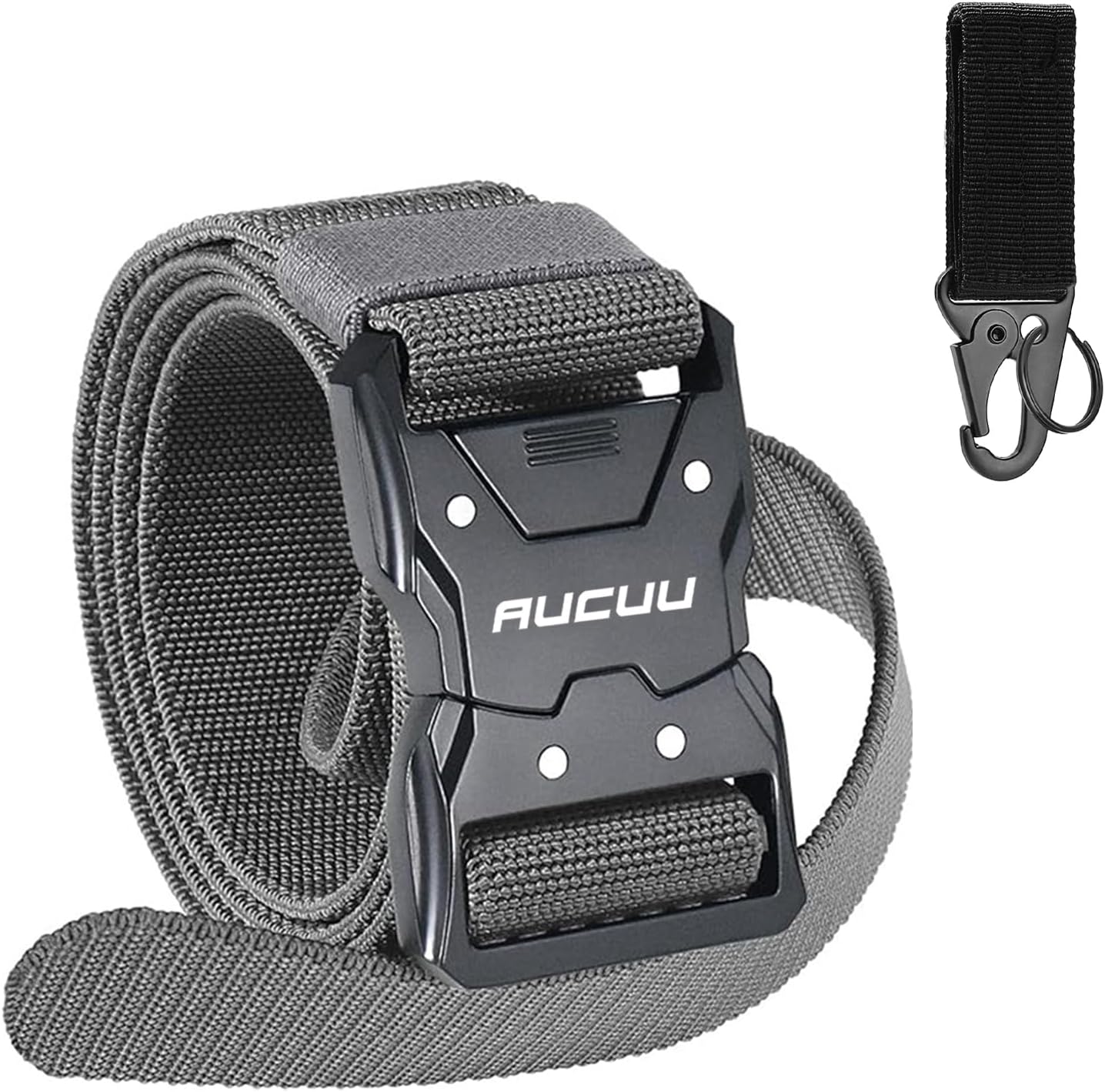 Men's Tactical Belt, Nylon Canvas Belt for Men, Military Tactical Belt, Adjustable Nylon Belts for Travel, Sports and Daily Use(Width 3.8cm)
