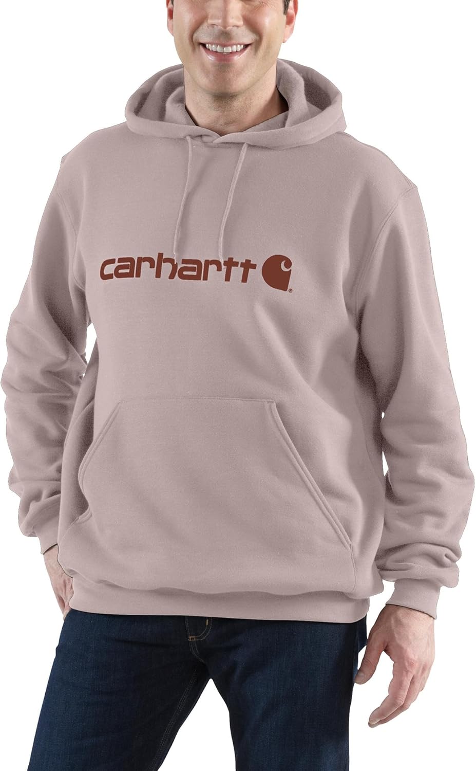 Carhartt herr Loose Fit Midweight Logo Graphic Sweatshirt Tröja