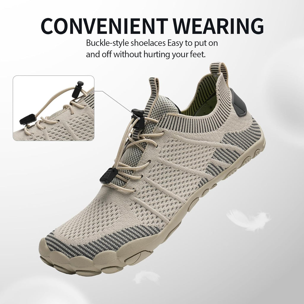 Water Shoes Men Women Quick Dry Sports Water Shoes Unisex Swimming Shoes with 14 Drainage Holes for Bath, Walking, Yoga, Lake, Beach, Garden, Park, Driving, Boating