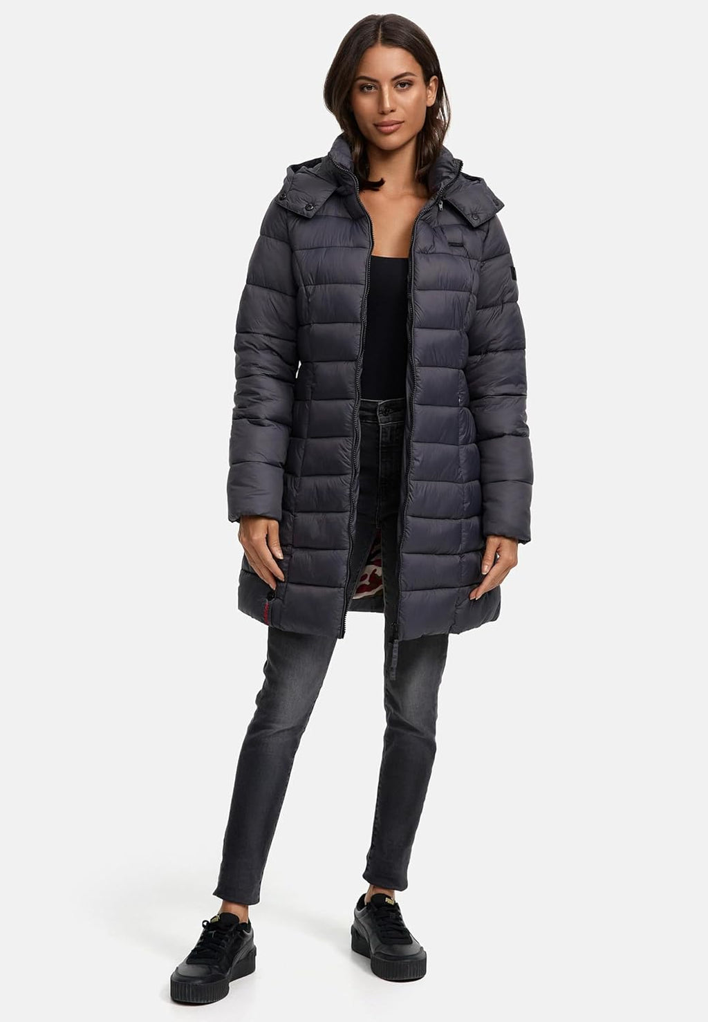 Marikoo Women's Quilted Winter Coat with Evening Star in sizes XS-XXL