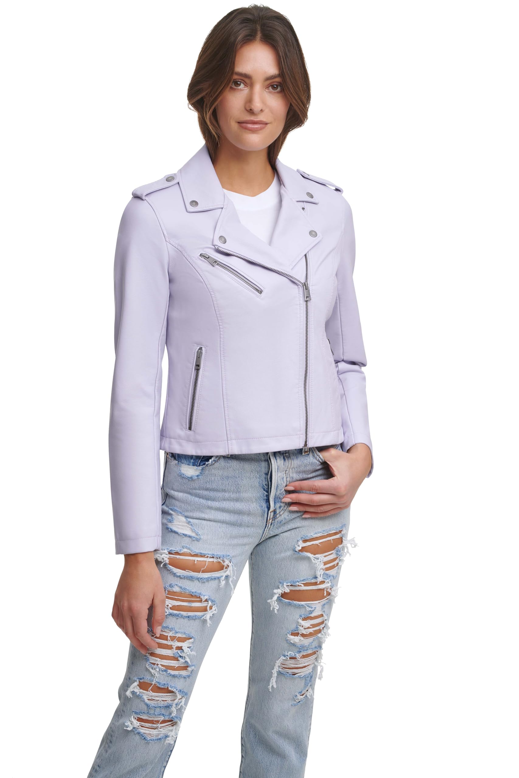 Levi's Women's The Classic Faux Leather Moto Jacket (Regular & Plus Size)